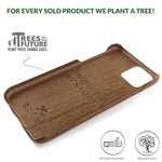 Woodcessories Case Compatible With Iphone 11 Pro Max Made Of Real Sustainable Wood Ecocase Slim Walnut