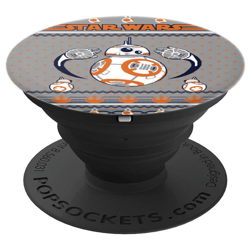 Star Wars Bb8 Rebel Ugly Christmas Sweater Pattern Grip And Stand For Phones And Tablets