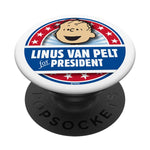 Peanuts Linus For President Grip And Stand For Phones And Tablets