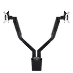 Silverstone Technology Arm21B Dual Vesa Monitor Riser Arm Mount For 2 Monitors Up To 36 And 9Kg Each Acer And Asus Monitor Compatible Sst Arm21B