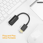 Active Dp To Hdmi Adapter Hdr 4K 60Hz Cablecreation Gold Plated Displayport 1 4 To Hdmi 2 0 Converter Male To Female Support 4K 60Hz 2K 144Hz 1080P 144Hz Eyefinity Multi Display
