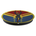 Marvel Captain Marvel Action Pose Logo Grip And Stand For Phones And Tablets