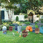 Self Designed Halloween Decorations Yard Signs Stakes Props