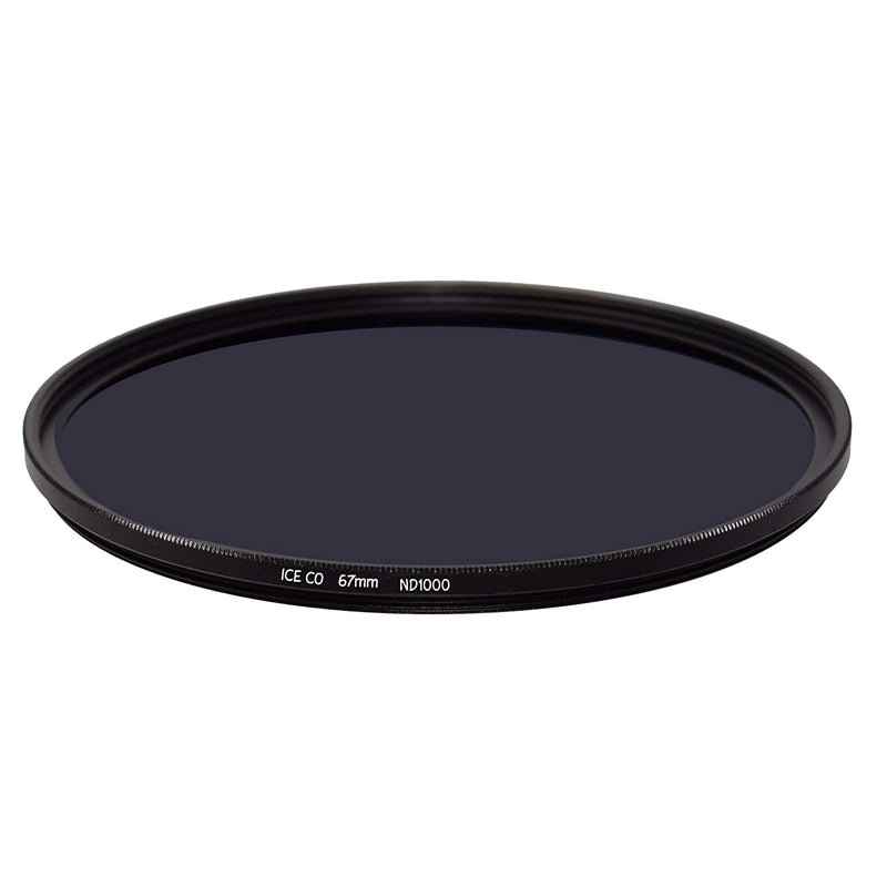 Ice Co Slim 67Mm Mc Nd1000 Filter Neutral Density Nd 1000 10 Stop 16 Layer Nano Multi Coated Optical Glass 67