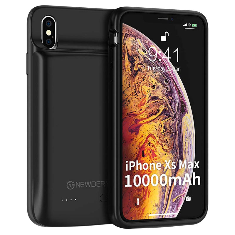 Battery Case For Iphone Xs Max6 5Inch 10000Mah Charging Extended Battery Pack Case Compatible With Iphone Xs Max Portable Rechargeable Battery Case Protective Backup Charger Case