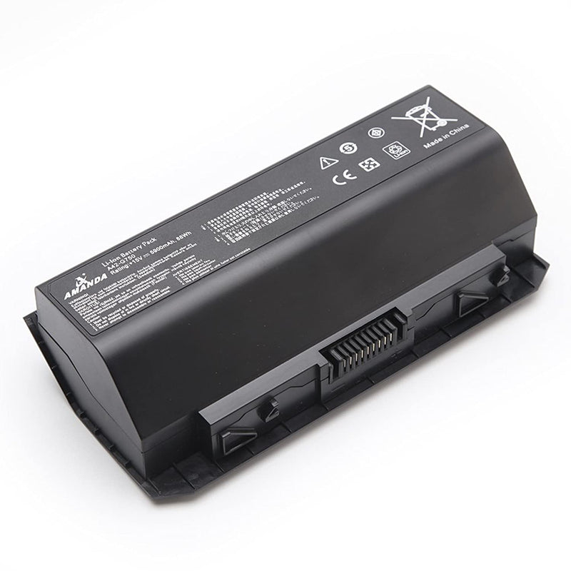 Amanda A42 G750 Battery Replacement For Asus G750 G750J G750Jh G750Jm G750Js G750Jw G750Jx G750Jz Rog Series 0B110 00200000M 15V 5900Mah 88Wh