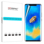 3 Pack Orzero Compatible For Huawei Mate 20 Pro Hd Premium Quality Edge To Edge Full Coverage New Screen Protector High Definition Anti Scratch Bubble Free Replacement