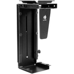 Cpu Holder Under Desk Mount Adjustable Wall Pc Mount With 360A Swivel Heavy Duty Computer Tower Holder Holds Up To 22Lbs By Huanuo