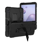 Galaxy Tab A 8 4 Case 2020 Heavy Duty Rugged Shockproof Kickstand Hybrid Protective Cover For Samsung Galaxy Tab A 8 4 2020 Release Sm T307 Verizon Sprint T Mobile Black