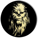 Star Wars Chewie Shadow Face Portrait Grip And Stand For Phones And Tablets