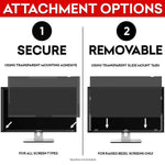 Sightpro 23 Inch Computer Privacy Screen Filter For 16 9 Widescreen Monitor Privacy And Anti Glare Protector