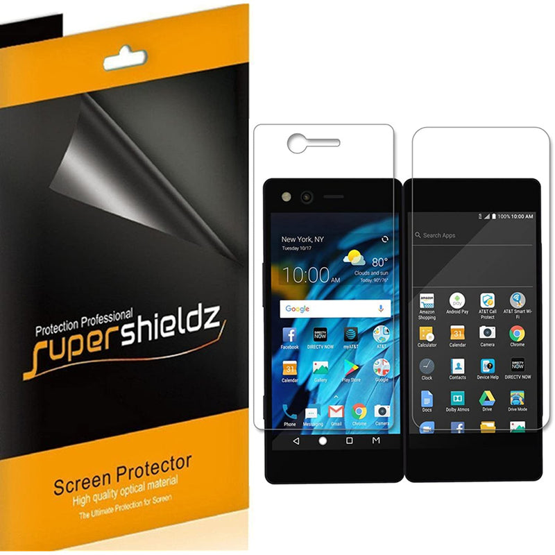 3 Pack Supershieldz Designed For Zte Axon M Screen Protector High Definition Clear Shield Pet