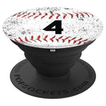 Baseball 4 Baseball Number 4 Grip And Stand For Phones And Tablets