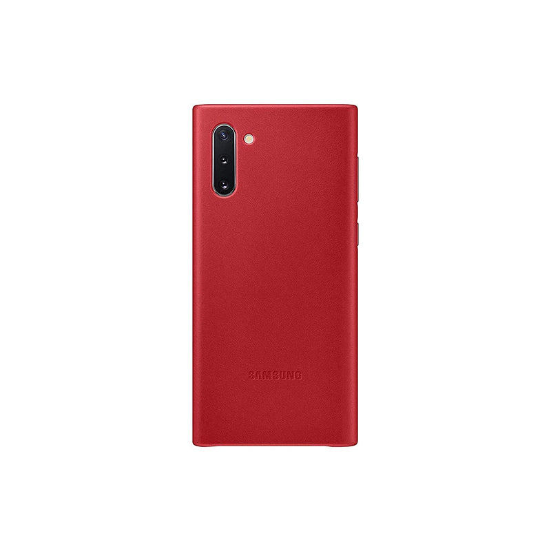 Samsung Original Galaxy Note10 Leather Cover Official Samsung Galaxy Note10 Case Leather Phone Case Made With Genuine Hardwearing Italian Calf Leather Red