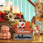 Large Size 3-layered Wooden Block Set Fall Décor