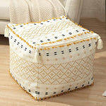 Braided Handwoven Casual Ottoman Pouf Cover