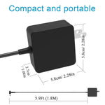 Mackertop Ul Listed 65W 45W Ac Charger Fit For Asus F551C F551Ca F551 Laptop Power Supply Adapter Cord 19V 3 42A 65Watt