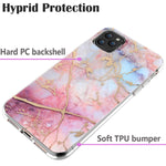 Compatible With Iphone 11 Pro Case 5 8 Inches Marble Pattern Hybrid Hard Back Soft Tpu Raised Edge Ultra Thin Shock Absorption Slim Case For Iphone 11 Pro 2019 Released Colorful