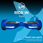 Electric Hoverboard With Path Illuminating Led Lights