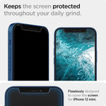 Spigen Tempered Glass Screen Protector Glas Tr Ez Fit Designed For Iphone 12 Mini 2020 5 4 Inch Case Friendly 2 Pack