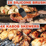 21Pcs Professional Stainless Steel Grill Set