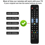 Gvirtue Aa59 00582A Remote Control Compatible Replacement For Samsung Un32Eh4500 Un46Es6100F Un32Eh5300 Un40Eh5300F Un40Es6100F Un46Eh5300F