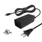 Ul Usb Type C Charger For Samsung Chromebook Pro Xe510C24 Xe510C24 K01Us Xe510C25 Plus Xe513C24 K01Us V2 Xe520Qab Xe521Qab Xe525Qbb Laptop Usb C Ac Power Adapter Supply W Cord