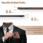Iphone 11 Pro Case Thin Slim Leather Luxury Business Pu Soft Flexible Non Slip Grip Full Body Shockproof Protective Phone Cover Cases For Apple Iphone 11 Pro 2019 5 8 Inch Vintage Brown