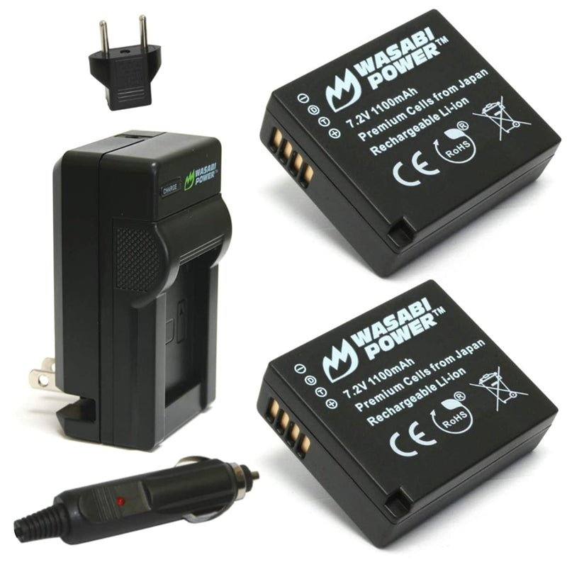 Wasabi Power Battery 2 Pack And Charger For Leica Bp Dc15 And Leica D Lux Type 109