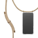 Crossbody Phone Necklace Mobile Cover With Cord Strap Compatible With Samsung Galaxy S9 Phone Collar Lanyard Case Samsung S9 Gold