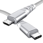 Usb C To Micro Usb Cable Ancable 3 Feet Micro Usb To Usb Type C Cord Support Charge 480Mbps Sync Data Compatible With Macbook Imac Pro Galaxy S8 S9 S10 Lenovo Yoga