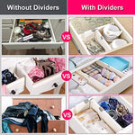 Drawer Dividers Organizer 5 Pack