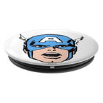Marvel Captain America Old School Portrait Grip And Stand For Phones And Tablets