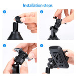 Upgraded Car Cup Holder Phone Mount Universal Adjustable Gooseneck Cup Holder Cradle Car Mount For Cell Phone Iphone 12 Pro 11 Pro Max 11 X Xs Xs Max 8 8Plus Samsung Lg Sony