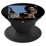 Star Wars Han Solo Shadows Blue Background Portrait Grip And Stand For Phones And Tablets