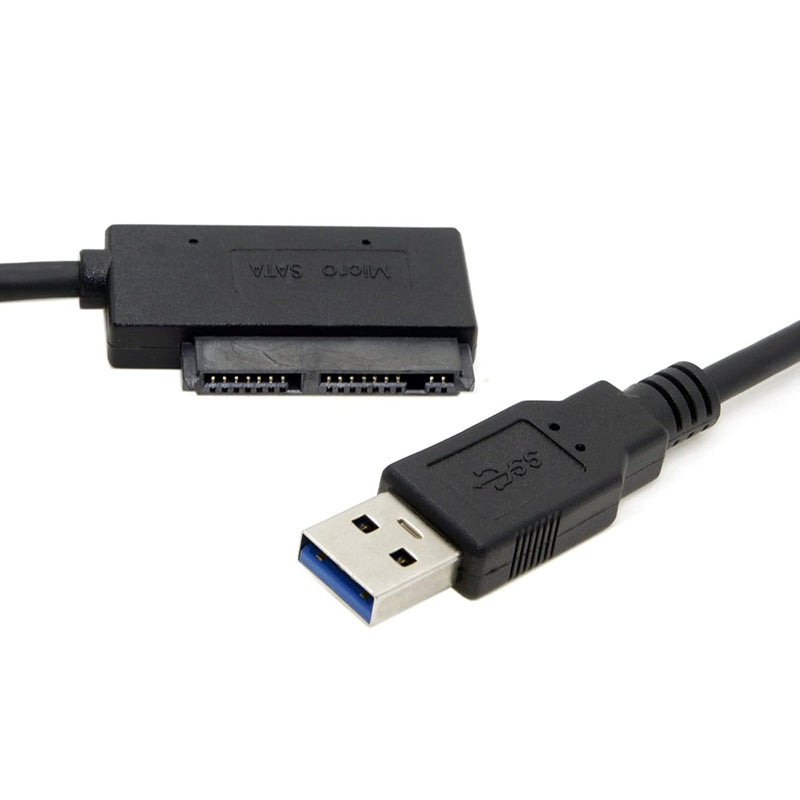 Cy Usb Adapter Cable Usb 3 0 To Micro Sata 7 9 16 Pin 1 8 90 Degree Angled Hard Disk Driver Ssd Adapter Cable 10Cm