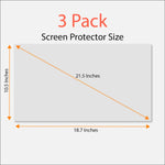 Anti Glare And Anti Finger Print Screen Protector 3 Pack For 21 5 Inches Widescreen Desktop Monitor