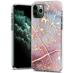 Compatible With Iphone 11 Pro Case 5 8 Inches Marble Pattern Hybrid Hard Back Soft Tpu Raised Edge Ultra Thin Shock Absorption Slim Case For Iphone 11 Pro 2019 Released Colorful