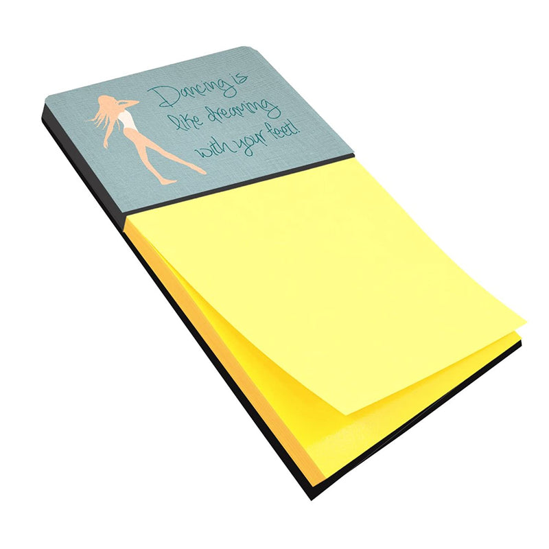 Carolines Treasures Bb5379Sn Dancing Is Like Dreaming Sticky Note Holder Large Multicolor