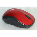 Logitech Wireless Mouse Red Black M185 1