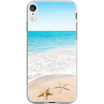 Case For Phone Xr Gel Silicone Slim Drop Proof Protection Cover Compatible With Iphone Xr 10R 6 1 Inches 2018 Beach Wave Starfish Design