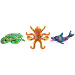Set Of 3 Sea Creatures Stuffed Toys