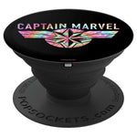 Captain Marvel Tie Dye Symbol Grip And Stand For Phones And Tablets