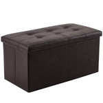 Storage Bench With Faux Leather For Bedroom