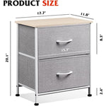 Small Dresser With 2 Drawers Bedside Furniture