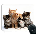 Smooffly Cats Mouse Pad For Computers Kittens Family Cats Mouse Pad