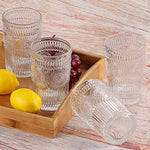 Glass Tumblers For Juice Beverages Cocktail Capacity 12 5Oz 370Ml Set Of 4