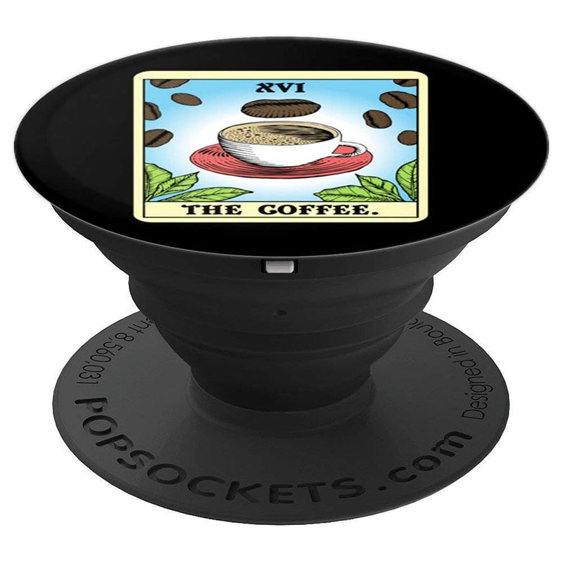 Coffee Lovers Tarot Cards Caffeine Addicts Grip And Stand For Phones And Tablets