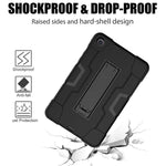 Galaxy Tab A 8 4 Case 2020 Heavy Duty Rugged Shockproof Kickstand Hybrid Protective Cover For Samsung Galaxy Tab A 8 4 2020 Release Sm T307 Verizon Sprint T Mobile Black