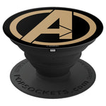Marvel Avengers Symbol Gold Icon Grip And Stand For Phones And Tablets